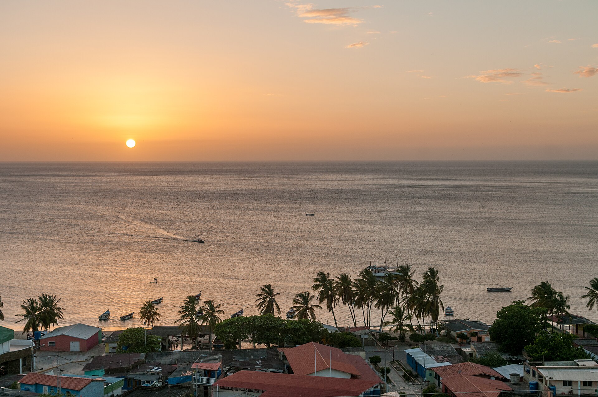 Atardecer en Juan Griego, Isla de Margarita