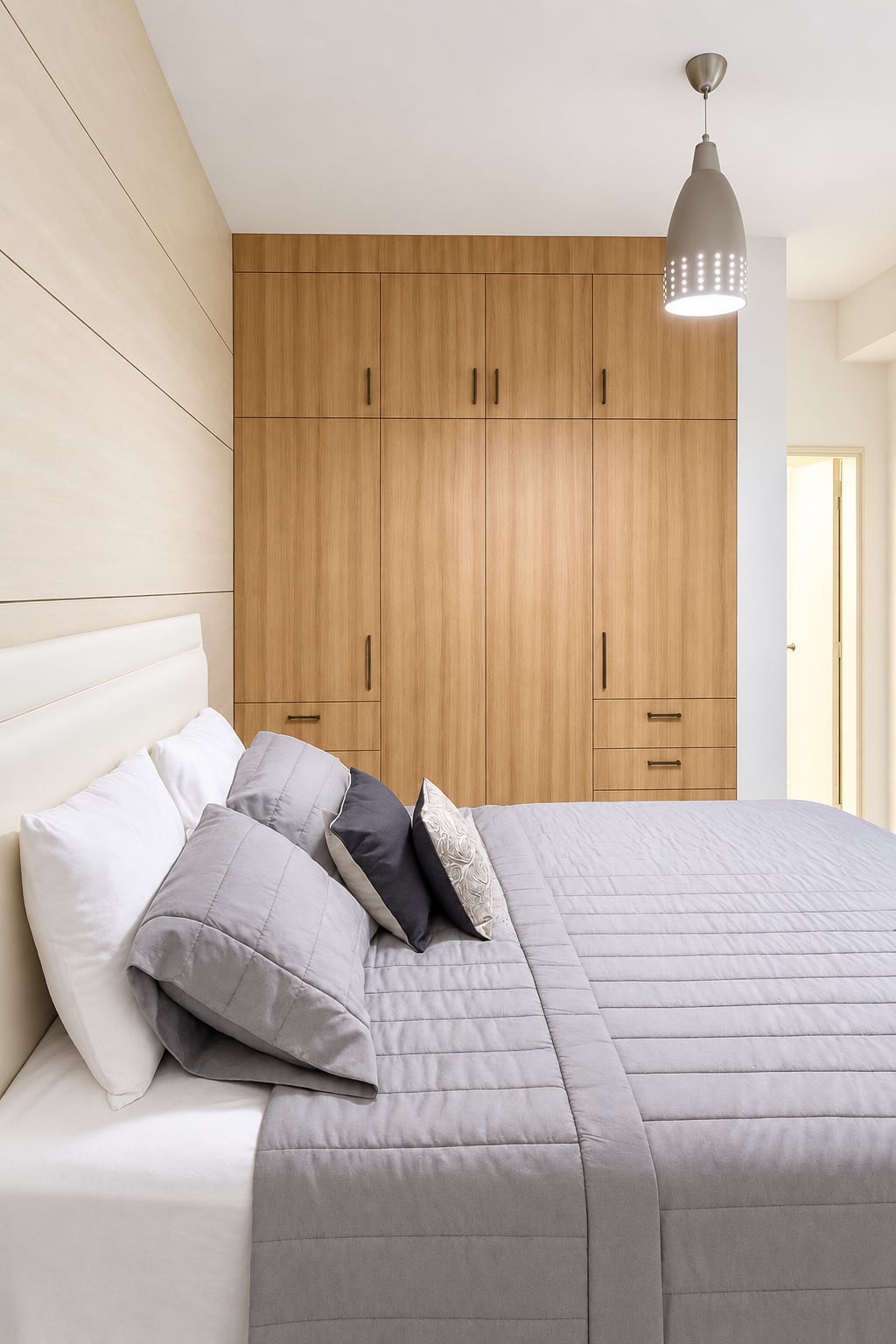 Habitación principal del apartamento con terraza